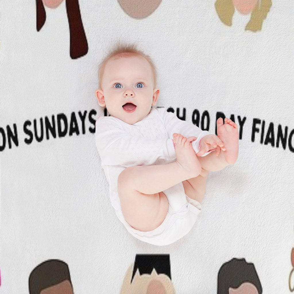 On Sundays We Watch 90 Day Fiance  Season 4 Before The 90 Days Gift-ready Throw Blanket