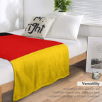 Germany Weltmeisterschaft Fahne Duvet - Deutschland Flag Tagesdecke Shrink-resistant Throw Blanket