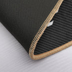 Nürburgring Carbon Fiber White  Red Durable Bath Mat