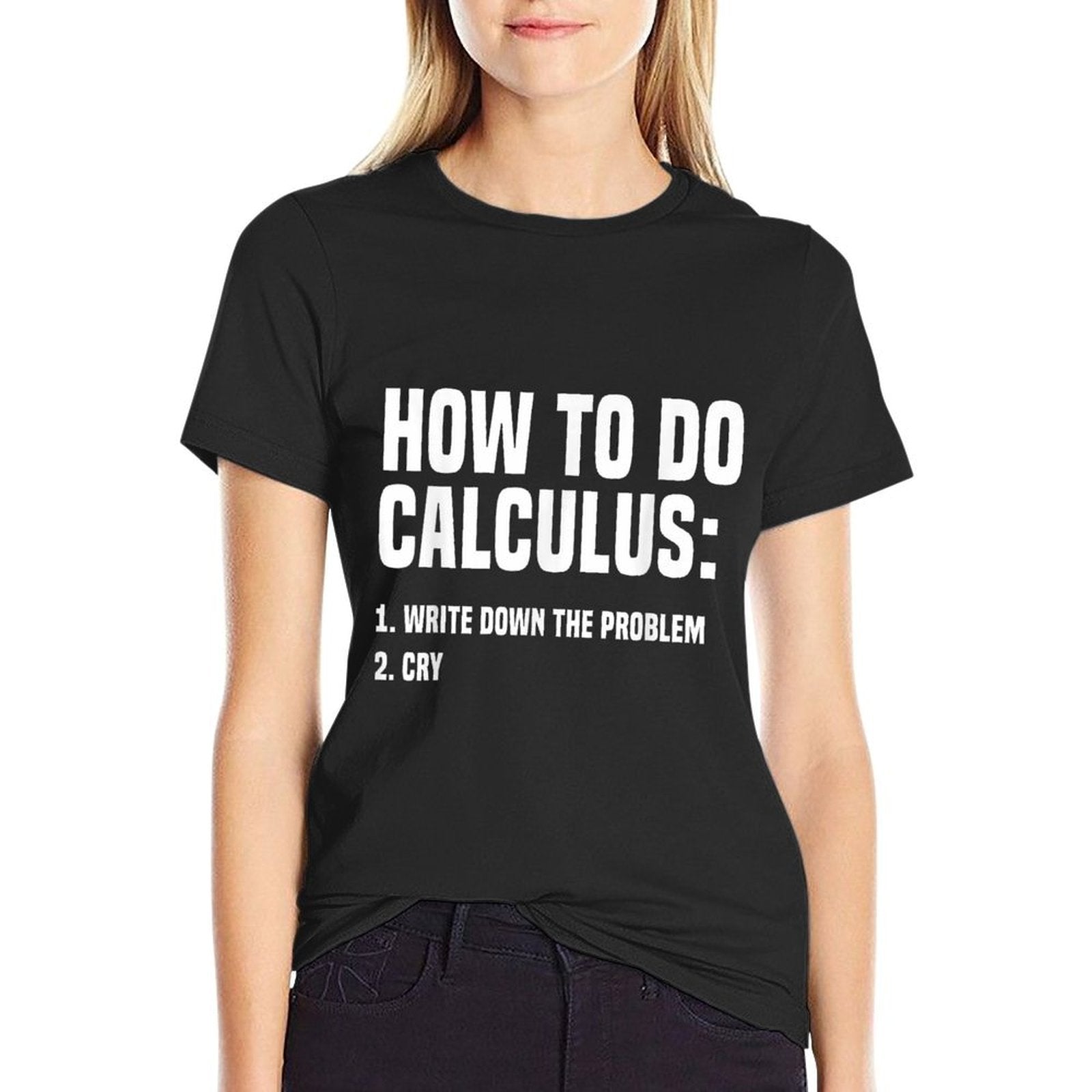 Funny Math How To Do Calculus Funny Algebra  Lightweight T-Shirt