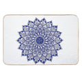 Purple Floral Mandala Art  Long-Lasting Bath Mat