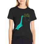 Cute Dinosaur Plants In Pocket Funny Pocket Dinosaur  Quick-drying T-Shirt