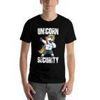 Unicorn Security Dad Mom Daughter Adult Unicorn Costume  Relaxed-fit T-Shirt