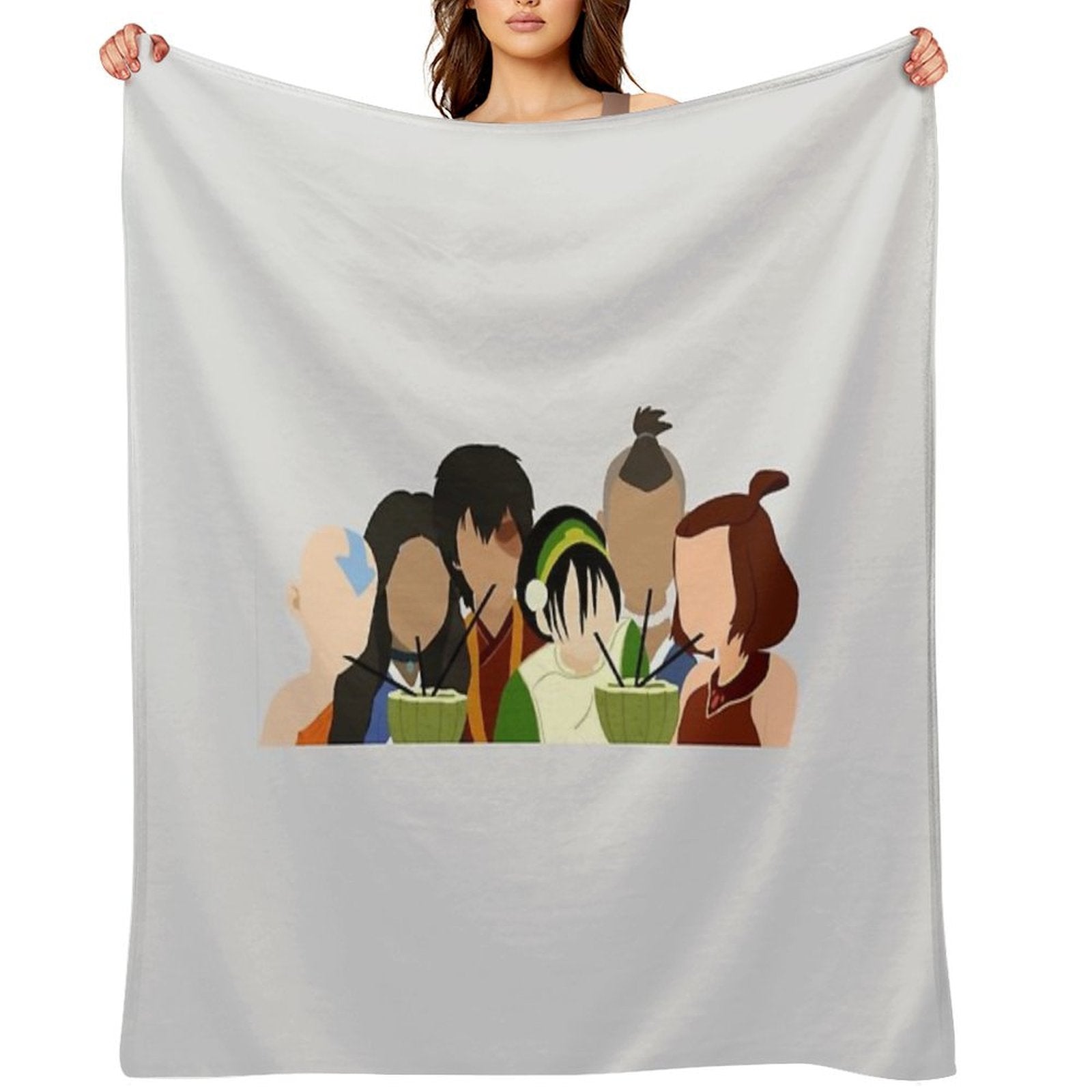Team Avatar Friends Premium Throw Blanket