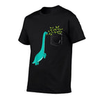 Cute Dinosaur Plants In Pocket Funny Pocket Dinosaur  Quick-drying T-Shirt