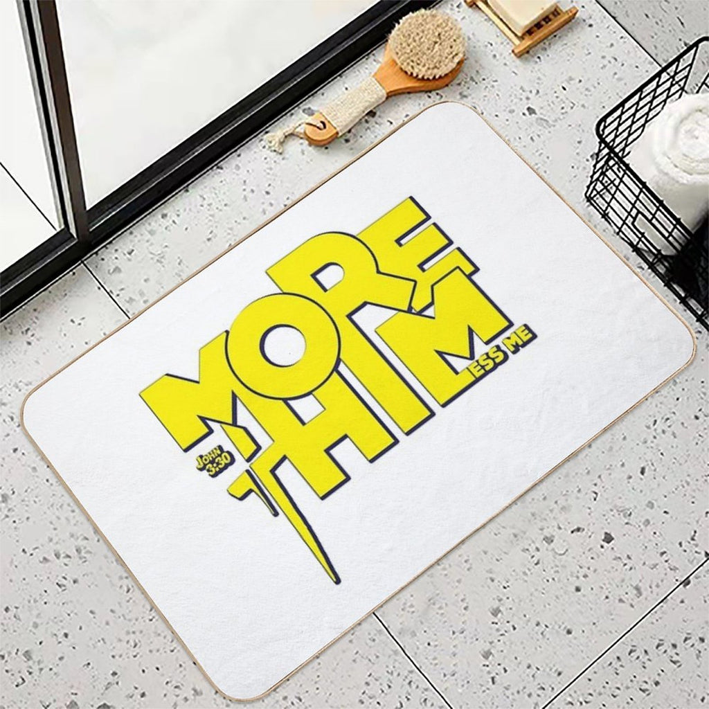 MORE HIM Less Me John 330  Dirt-Trapping Bath Mat