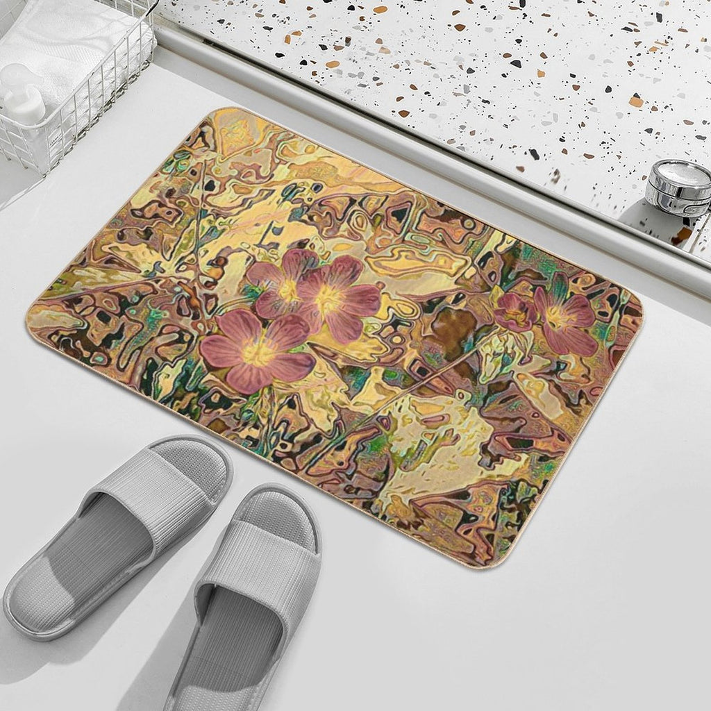 Dreaming A Mayan Menagerie  Versatile Bath Mat