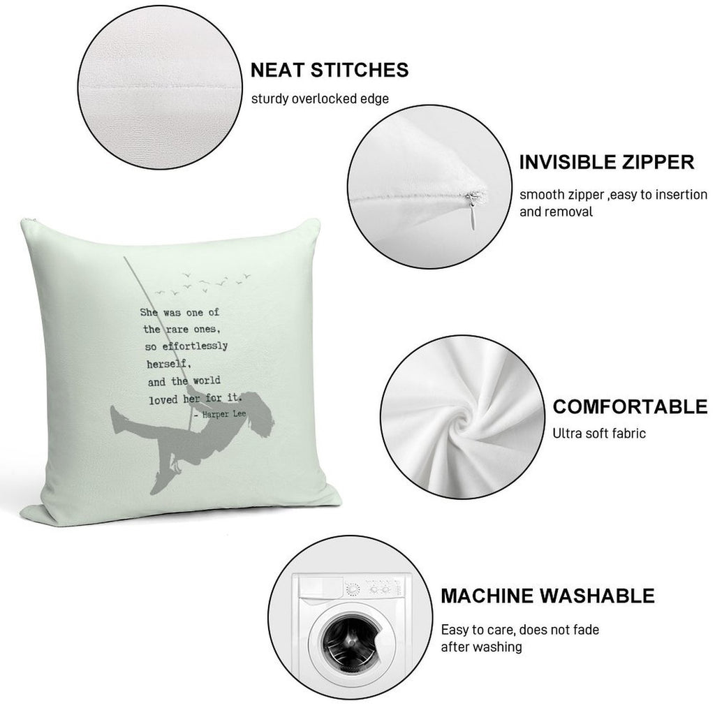 To Kill A Mockingbird Soft Gift Ready Throw Pillow