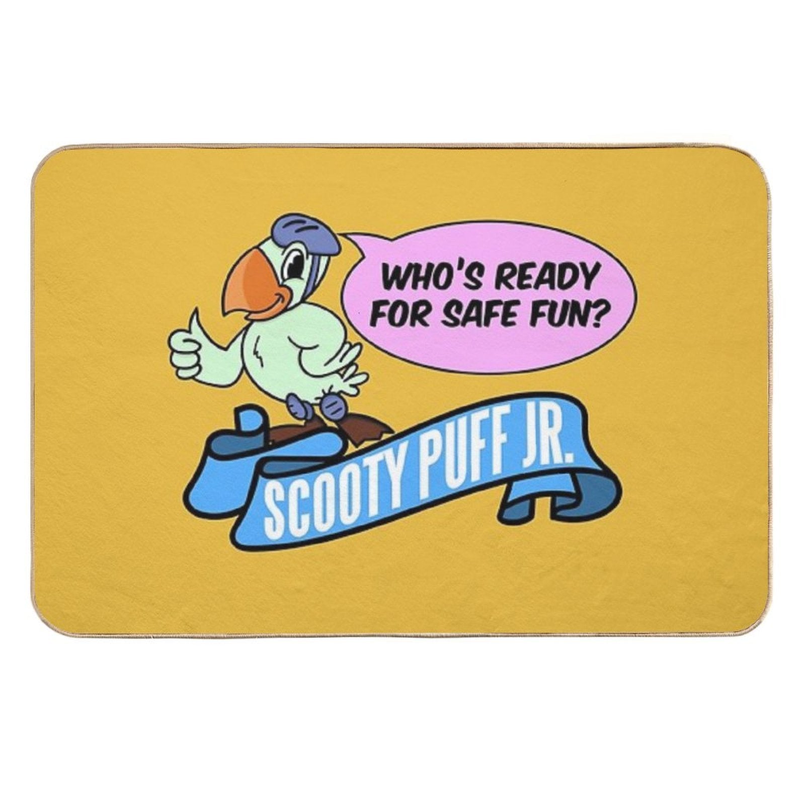 Scooty Puff Jr  Long-Lasting Bath Mat