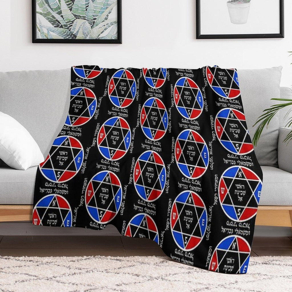 Angels of The Four Quarters Machine-washable Throw Blanket