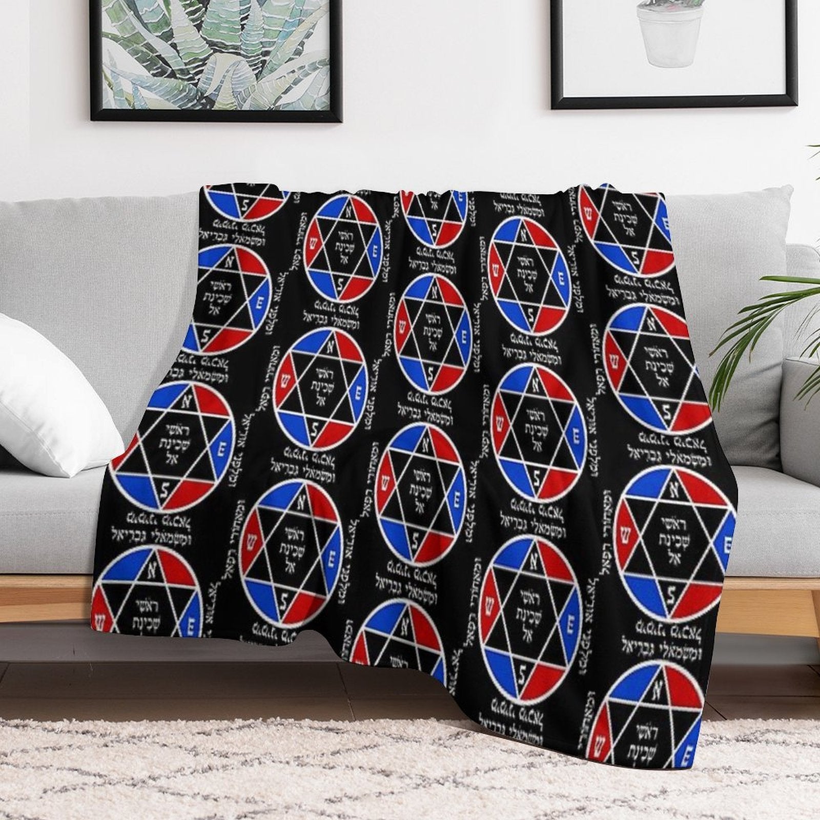 Angels of The Four Quarters Machine-washable Throw Blanket