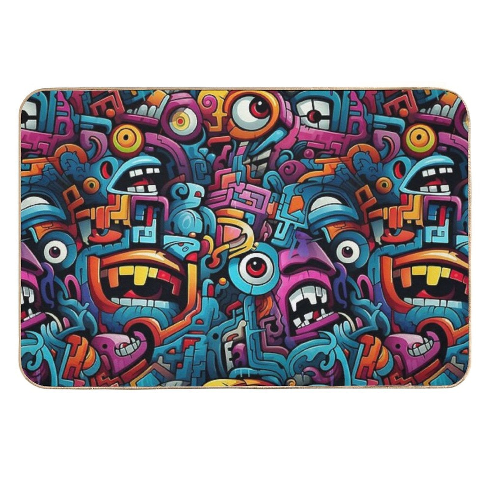 Graffiti  Anti-Trip Bath Mat