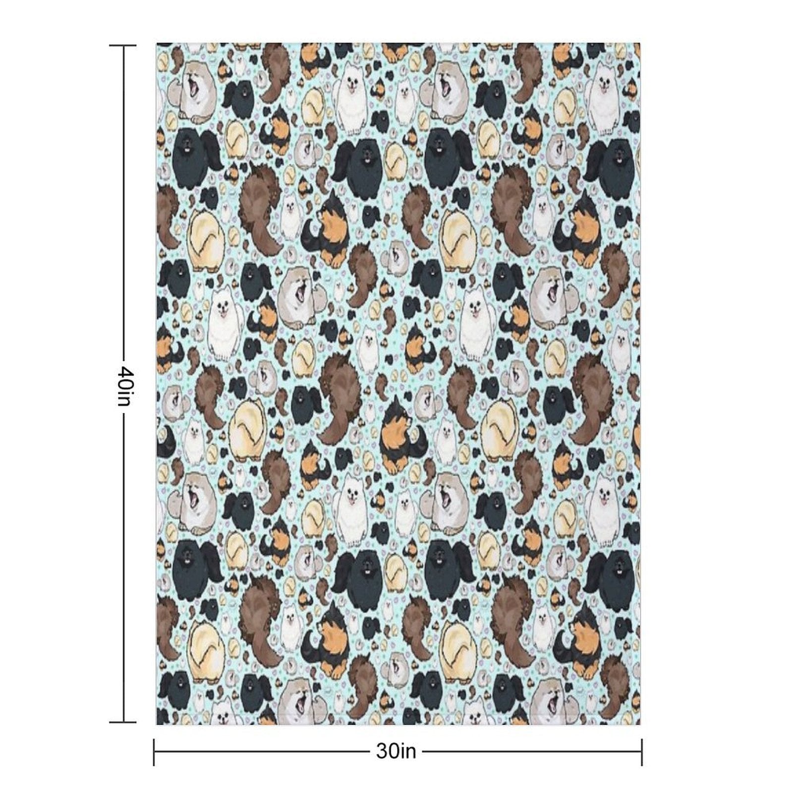 Pomeranians Premium Throw Blanket