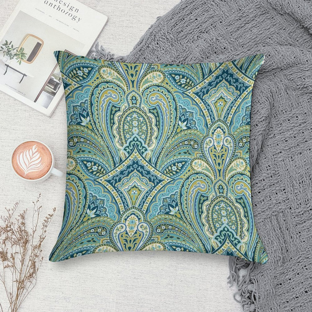 Paisley Elegance Soft Home Decor Throw Pillow