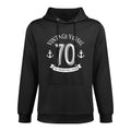 Nautical 70th Birthday Anchor Sailor Vintage Vessel Versatile Streetwear Hoodie