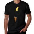 Funny Monkey Climbs A Tshirt To Get Banana Kids Cute Monkey  Affordable Price T-Shirt