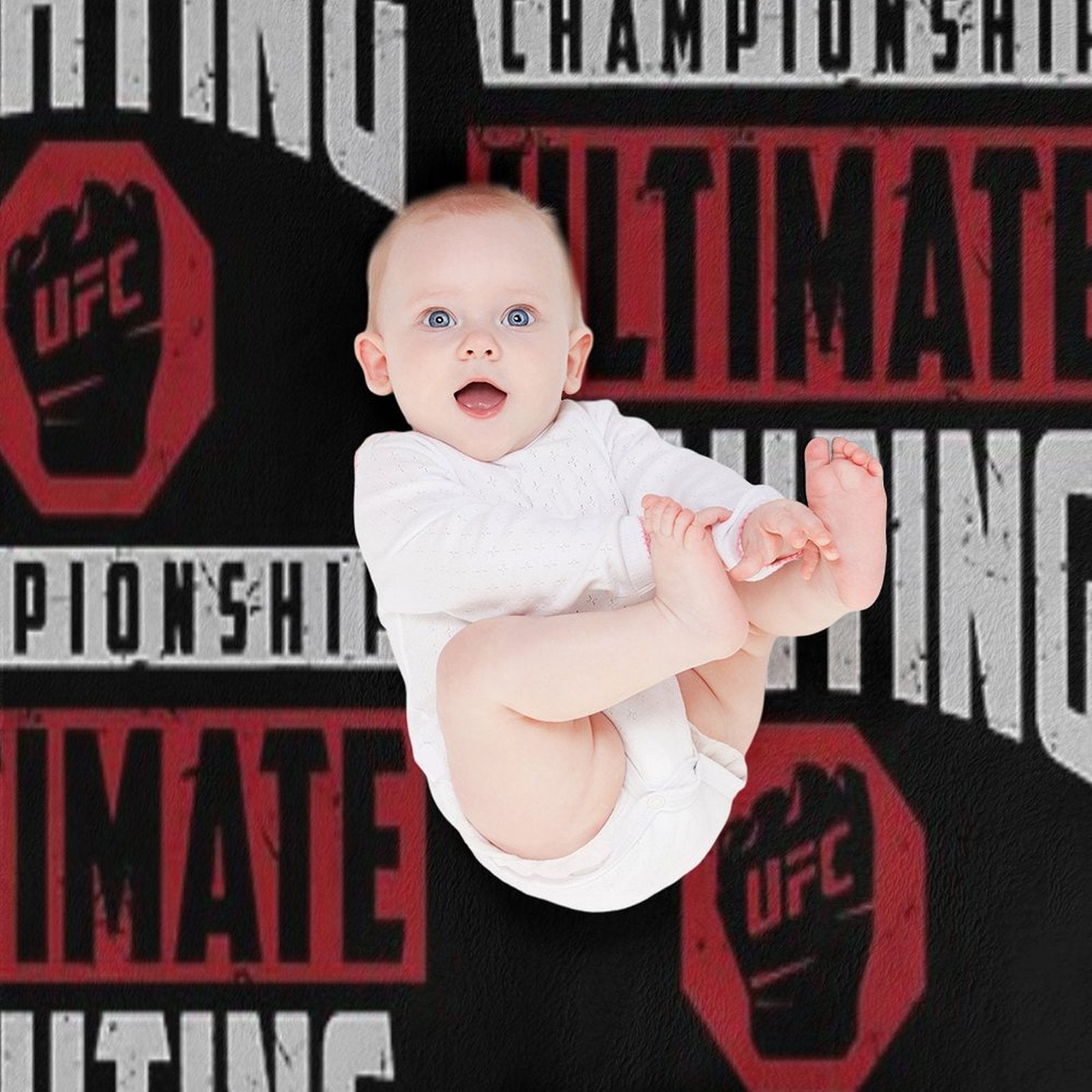 Ufc Ultimate Fighting Championship Easy Care Throw Blanket