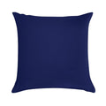 Classic Navy Blue Solid Color Soft Washable Throw Pillow