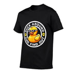 Duck Around And Find Out I Love Duck Lover Funny Rubber Duck  Rolled Sleeves T-Shirt
