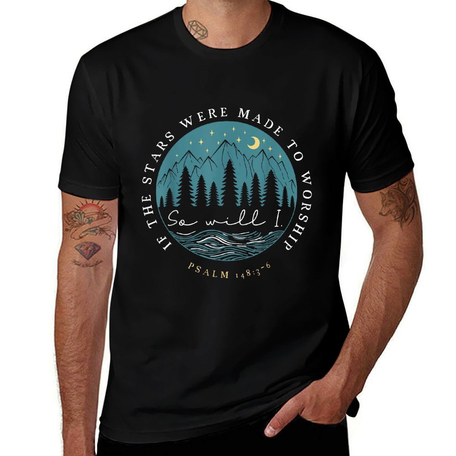 If The Stars Were Made To Worship Psalm 148 3 6  Vintage-inspired T-Shirt