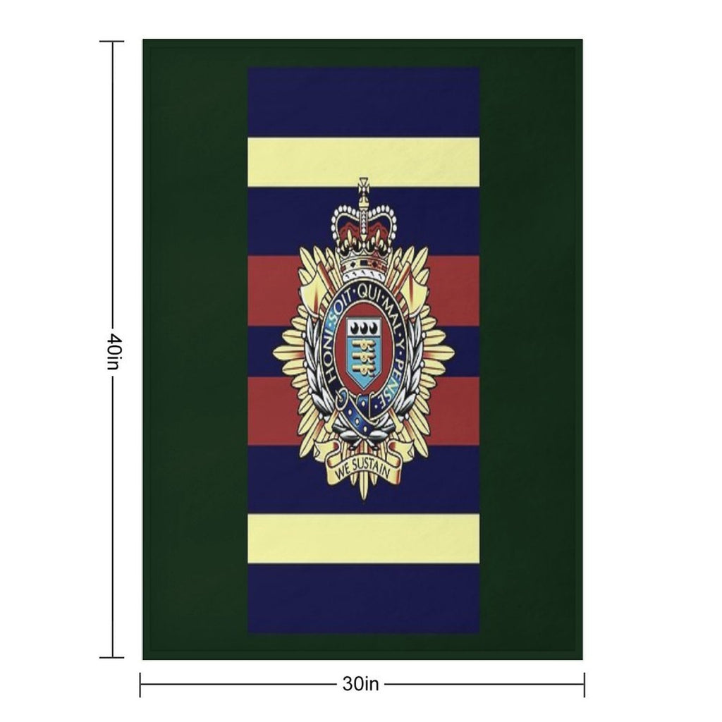 Royal Logistics Corps RLC CAP BADGE Multi-functional Throw Blanket