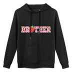 Brother Of The Berry Sweet Birthday Strawberry Girls Family Kangaroo Pocket Hoodie