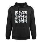 QR TRUMP President Trump Dance Code Funny Unisex-Adults Unisex Design Hoodie