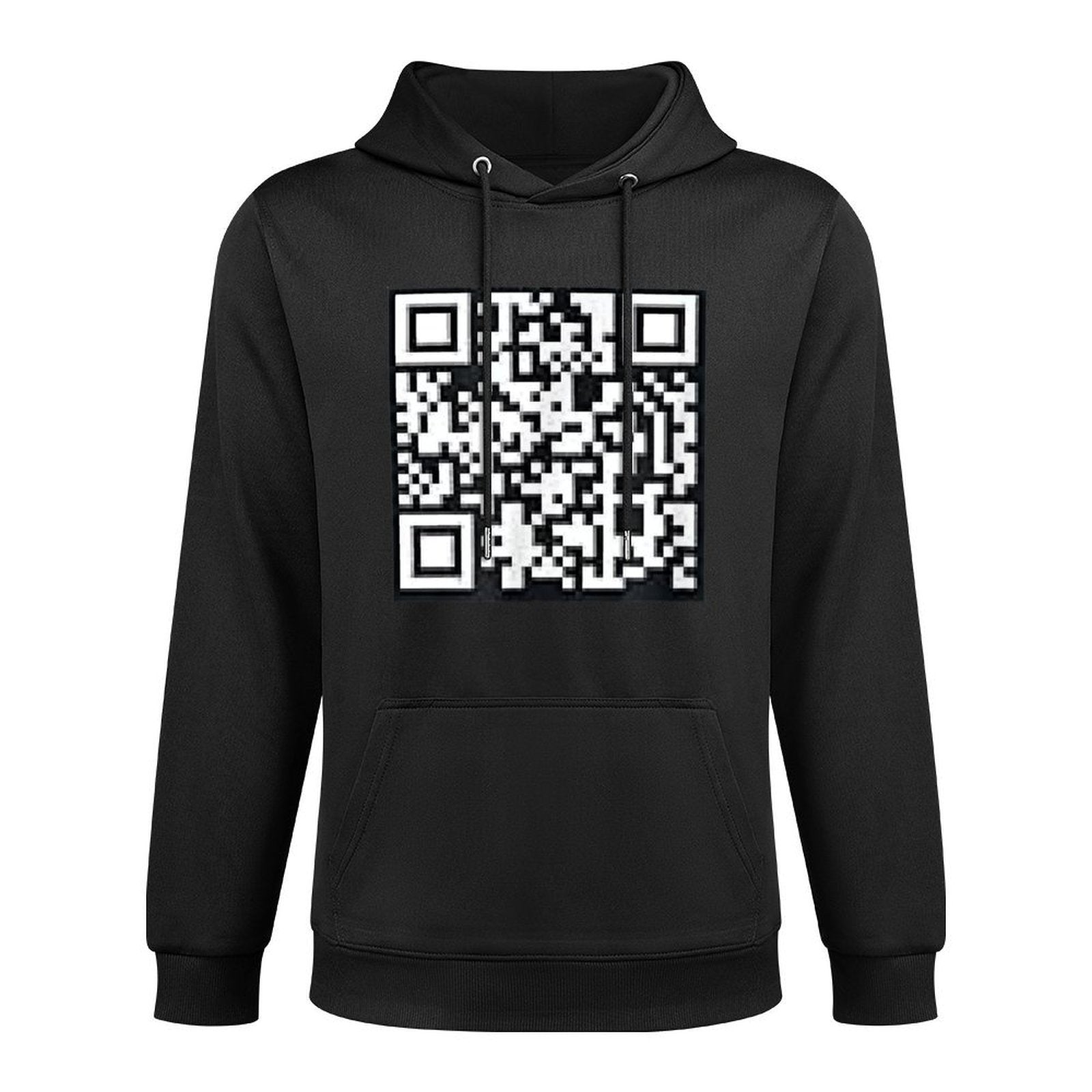 QR TRUMP President Trump Dance Code Funny Unisex-Adults Unisex Design Hoodie