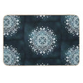 Glowing Mandala  Versatile Bath Mat