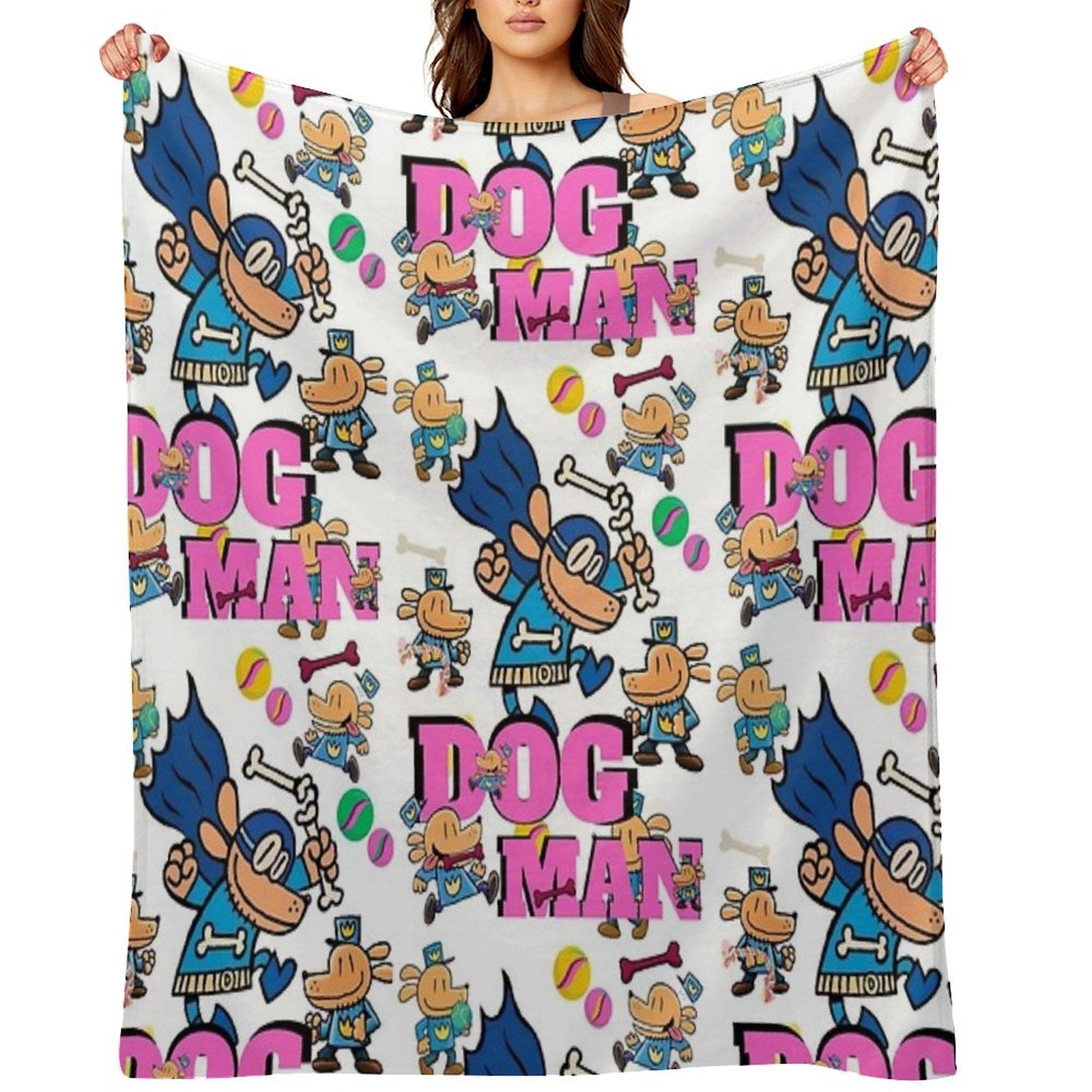 Dogman Eco-conscious Throw Blanket