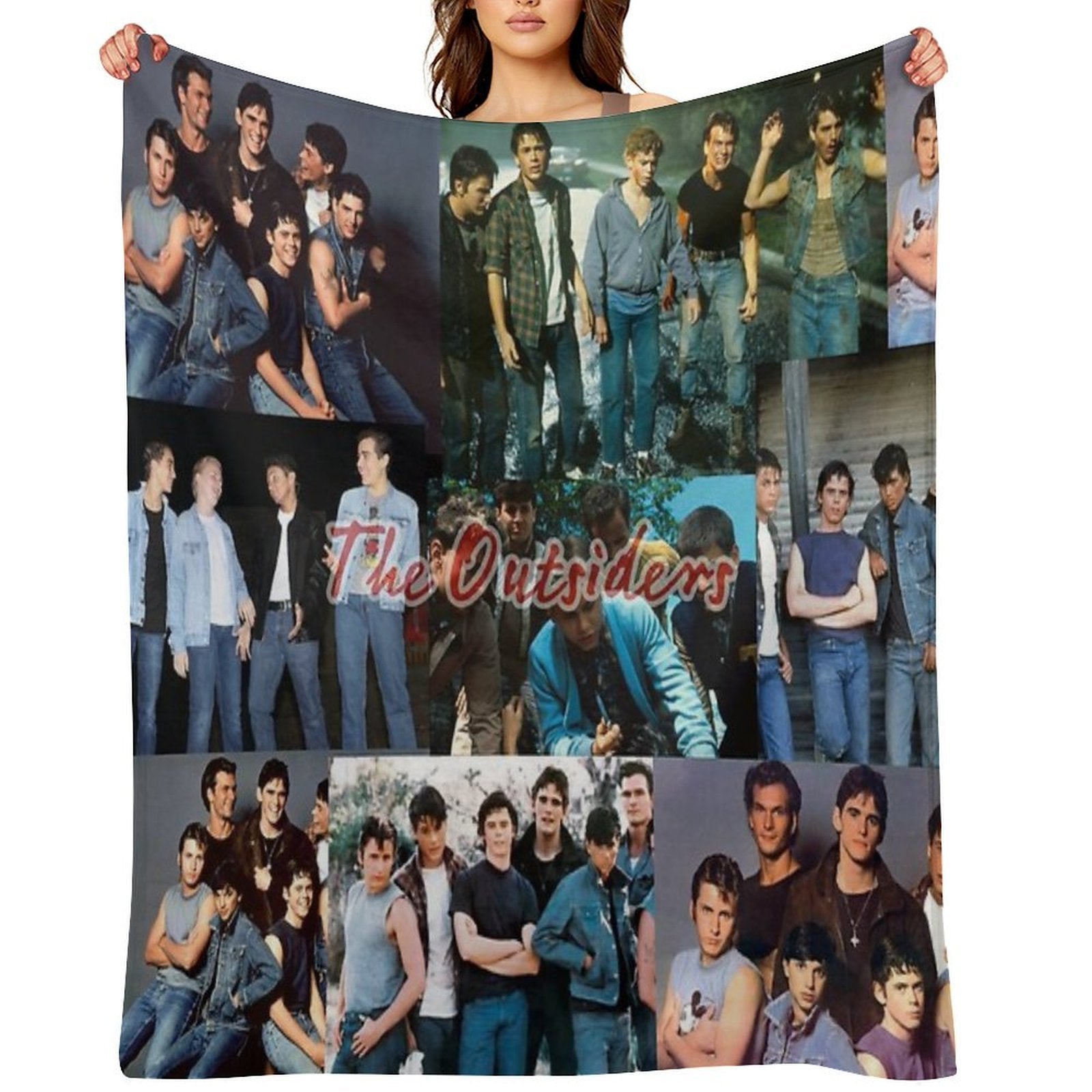 The Outsiders Scene Collage Eco-conscious Throw Blanket