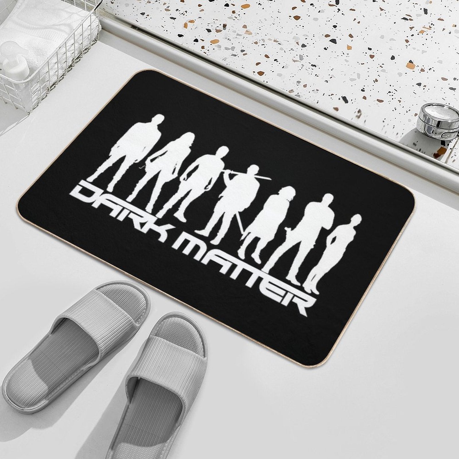 Dark Matter -  Crew Silhouettes (w)  Rapid-Drying Bath Mat