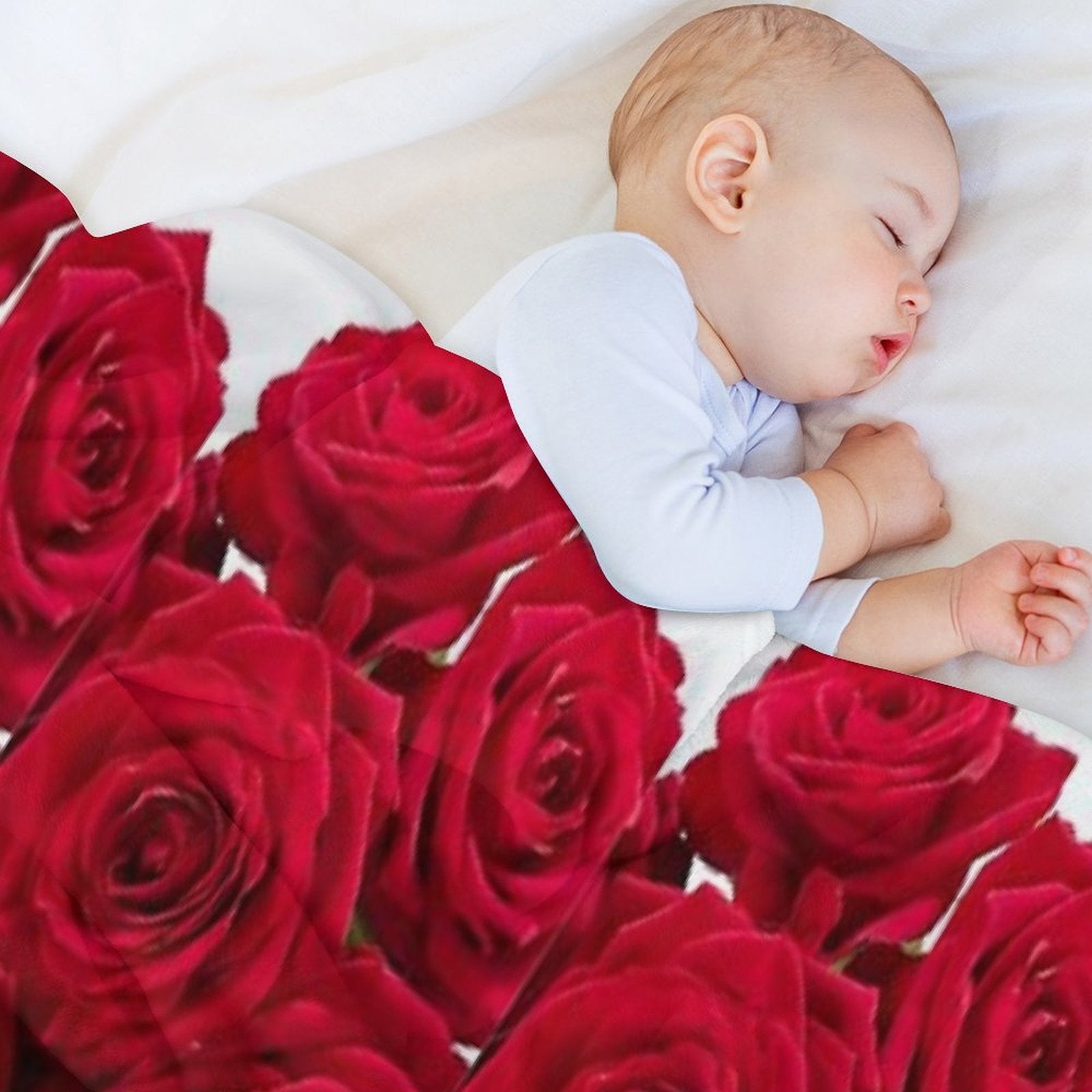 Happiness Journal with Red Roses Lightweight Throw Blanket