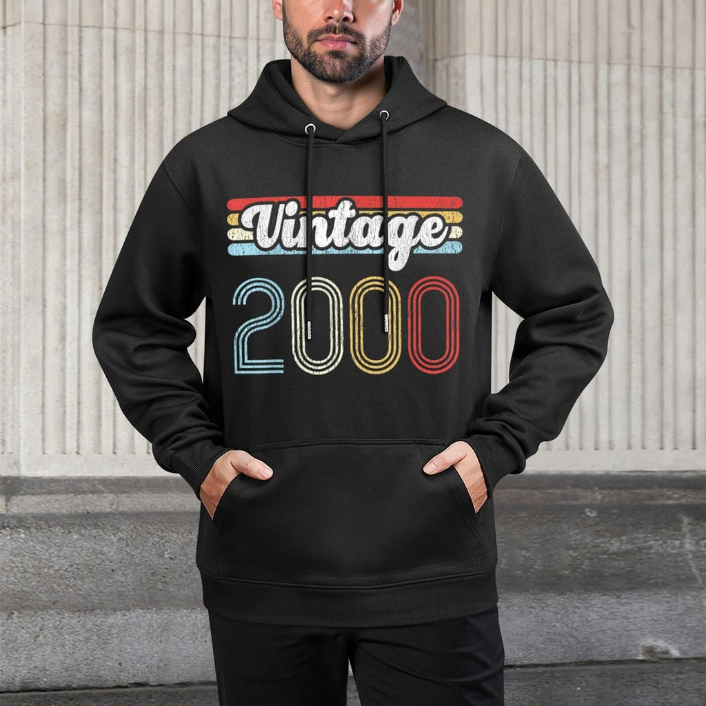 2000 Birthday Party Retro Classic 21st Birthday Easy Care Hoodie