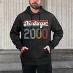 2000 Birthday Party Retro Classic 21st Birthday Easy Care Hoodie