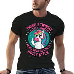 Funny Unicorn For Women Twinkle Twinkle Little Snitch  Soft T-Shirt
