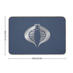 Gi Joe Cobra Trooper Logo  Easy To Clean Bath Mat