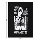 Boy Gamer Video Games Calling Boy Gamers Gift All-season Throw Blanket