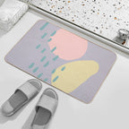 Pastel Soft Shapes  Multi-Purpose Bath Mat