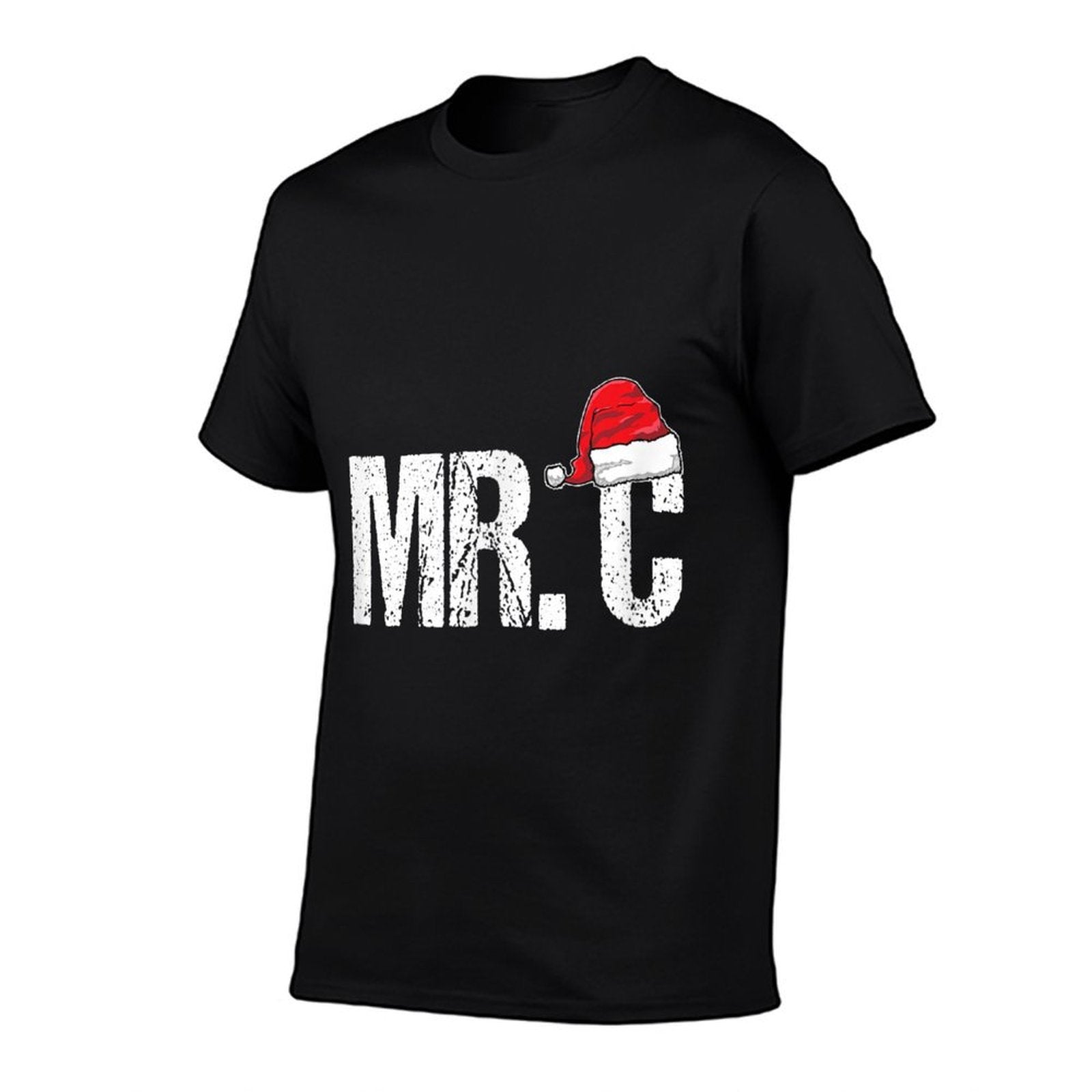 Funny Mr. C - Santa Claus Hat Christmas  Graphic-printed T-Shirt