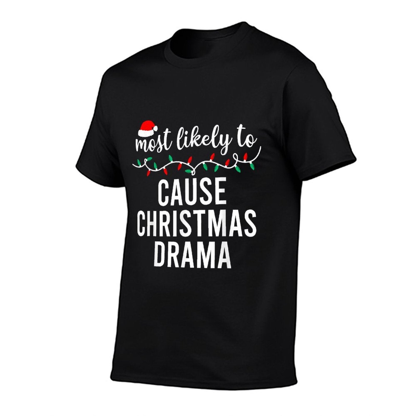 Most Likely to Christmas Matching Family Pajamas Funny  Graphic-printed T-Shirt