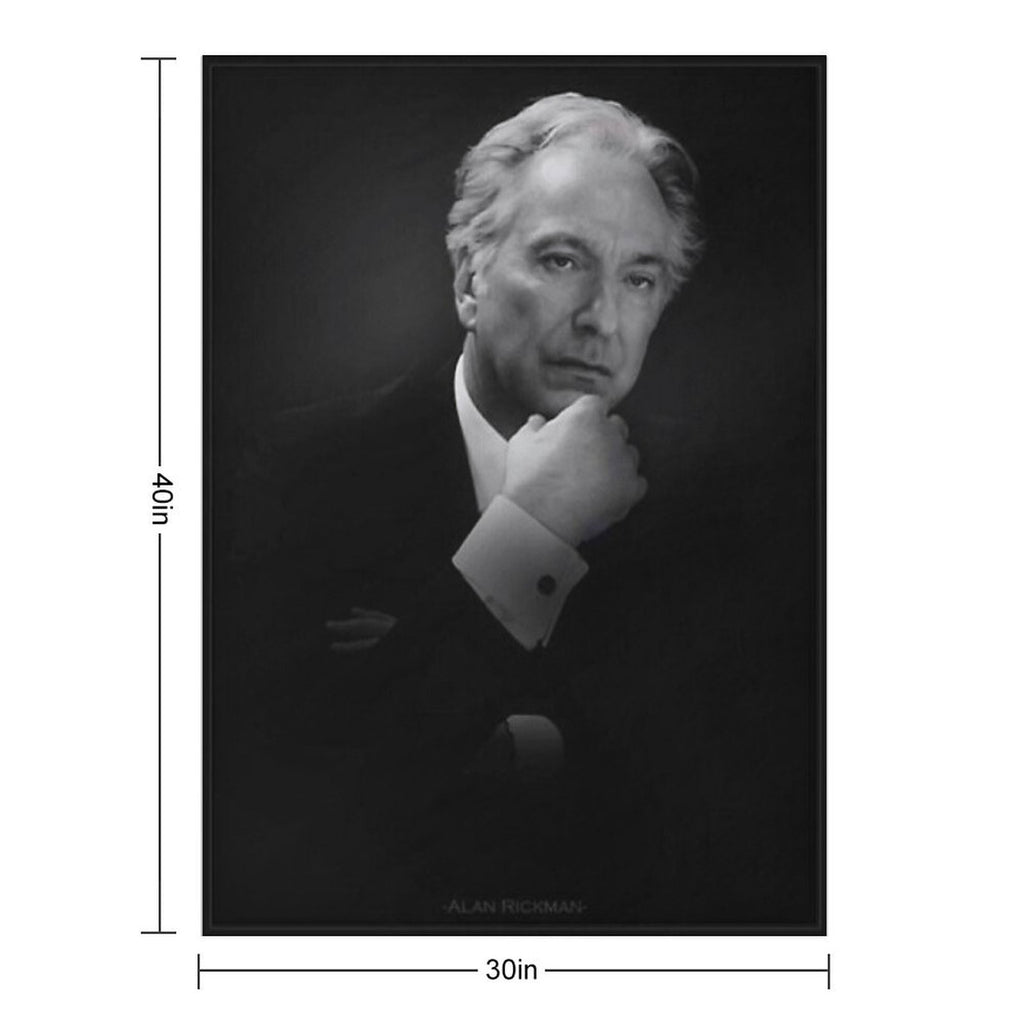 Alan Rickman Premium Throw Blanket