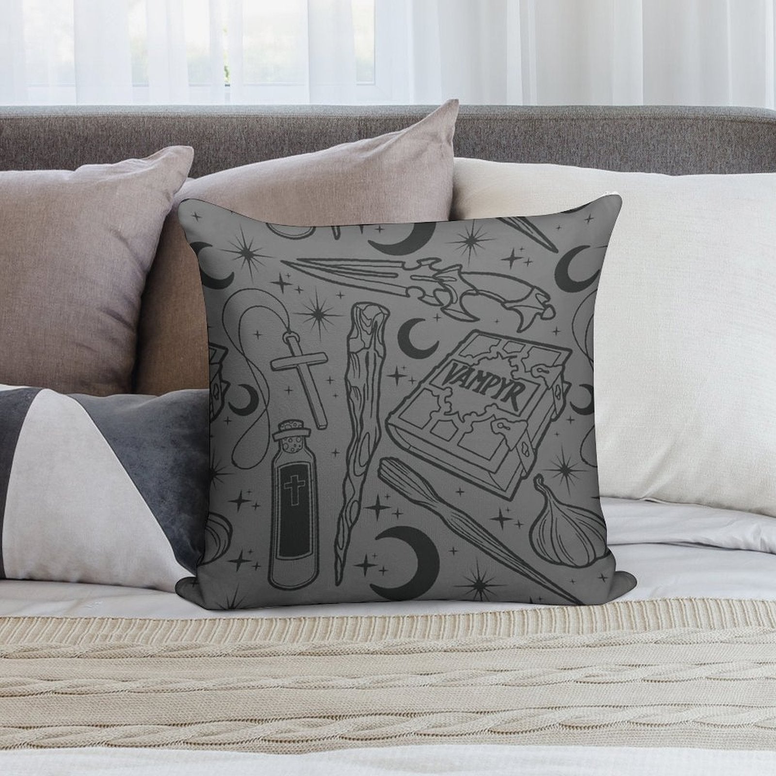 Buffy The Vampire Slayer Weapons IIII Soft Multiple Sizes Throw Pillow