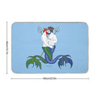 Indischer Und Pazifischer Ozean  Easy Maintenance Bath Mat