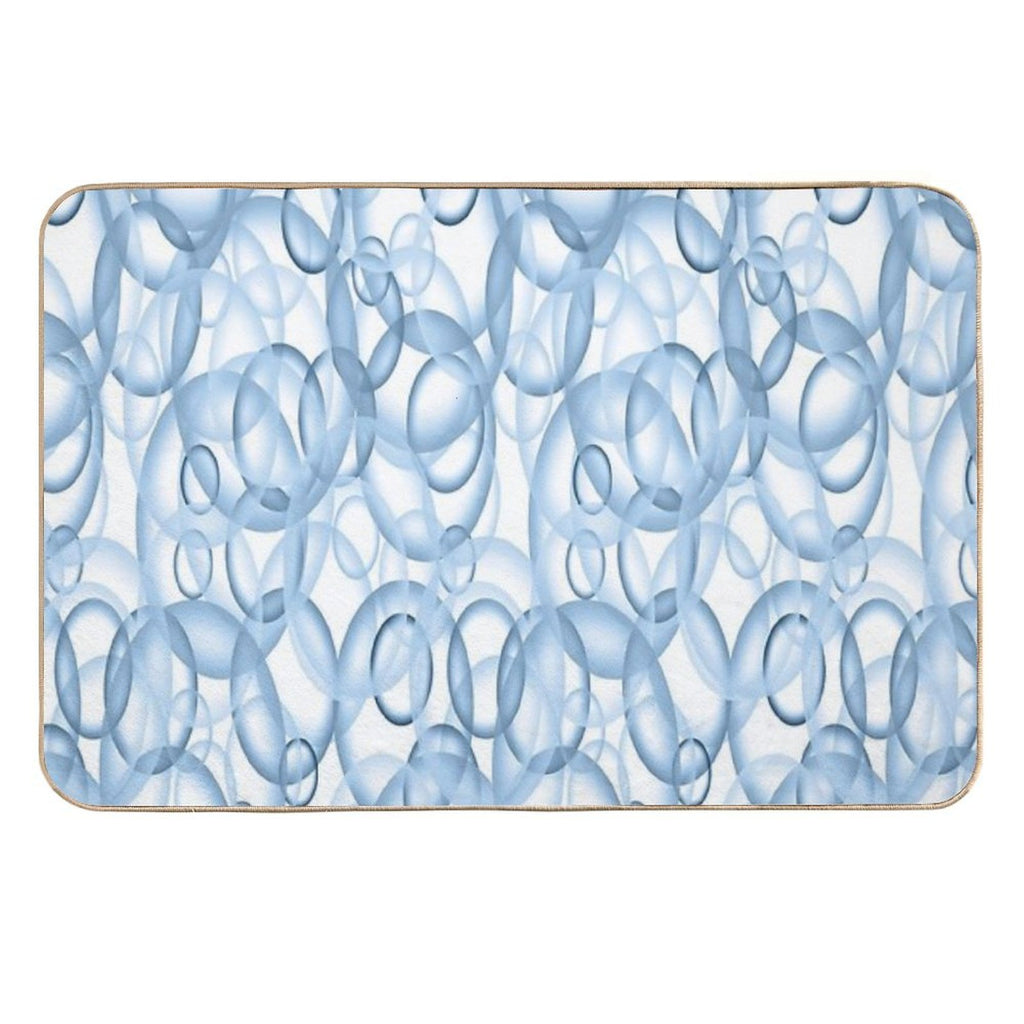 Bubble Pattern  Easy To Clean Bath Mat