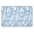 Bubble Pattern  Easy To Clean Bath Mat