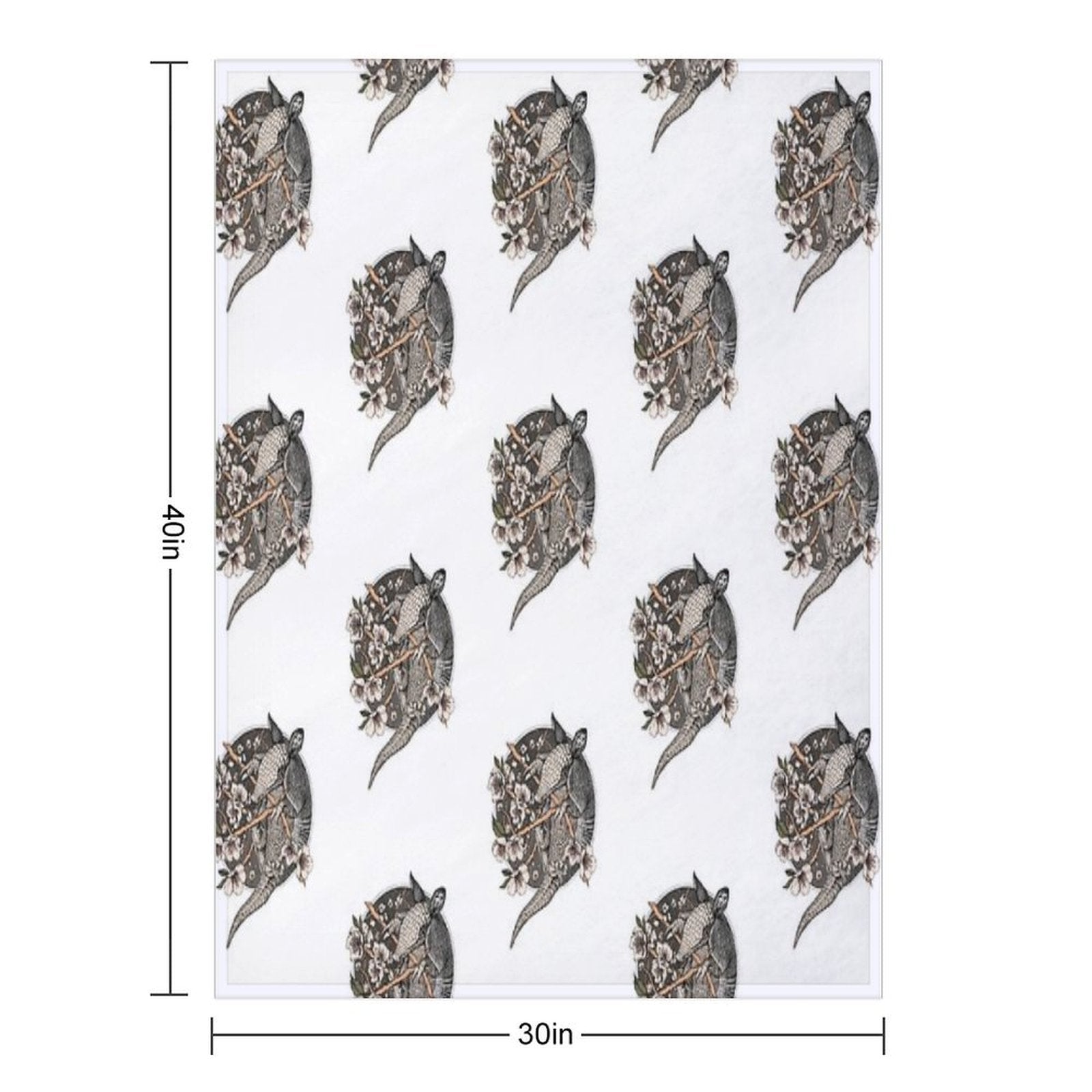 Armadillo Easy Care Throw Blanket