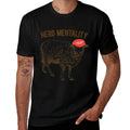 Herd Mentality Sheep for Trump Quote Saying Red Cap Meme  Heathered Texture T-Shirt