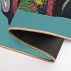 Badger Turquoise  Dirt-Trapping Bath Mat