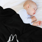 Cat Silhouette Machine-washable Throw Blanket